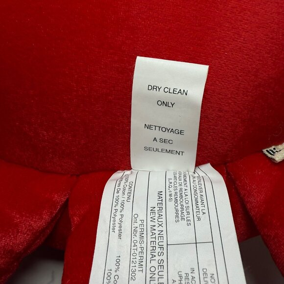 Red Crab Plush Accent Pillow Orange Yellow Stripe  Pier 1 One Imports  26" Wide - Picture 9 of 9